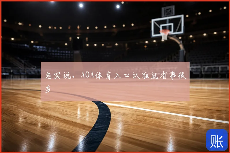 老实说，AOA体育入口认准就省事很多